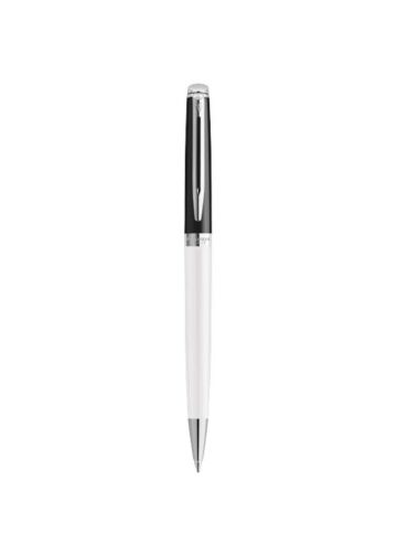 Hemisphere Colour Blocking Ballpoint Pen With Palladium Trim (Blue Ink)
