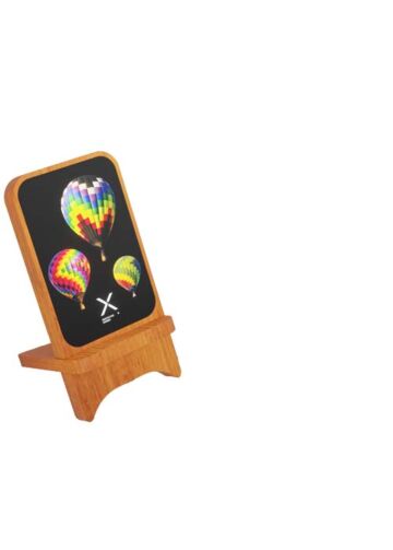 Scx.design W16 15w Light-up Wireless Wooden Stand