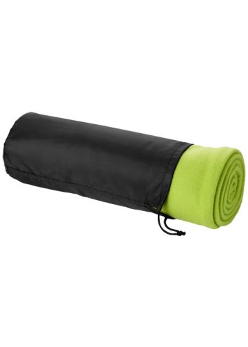 Huggy Fleece Plaid Blanket With Carry Pouch 150x120 Cm