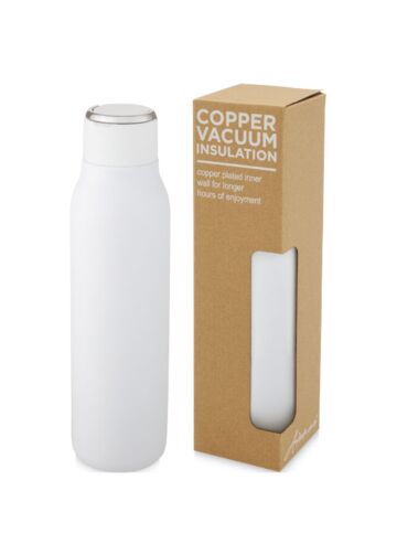Marka 600 Ml Copper Vacuum Insulated Bottle With Metal Loop