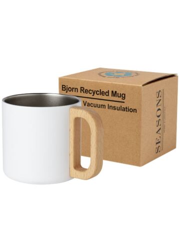 Bjorn 360 Ml Rcs Certified Recycled Stainless Steel Mug With Copper Vacuum Insulation