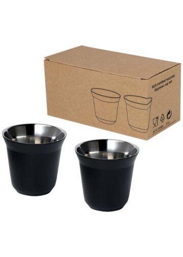 Duo 80 Ml Rcs Certified Stainless Steel Espresso Cup Set