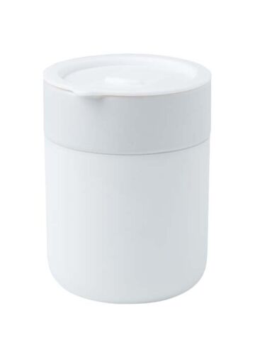 Java 330 Ml Ceramic Tumbler With Silicone Wrap And Plastic Lid