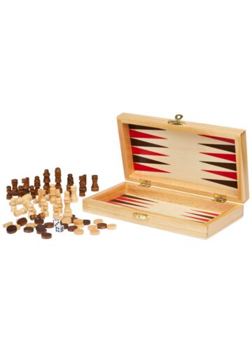 Mugo 3-in-1 Wooden Game Set