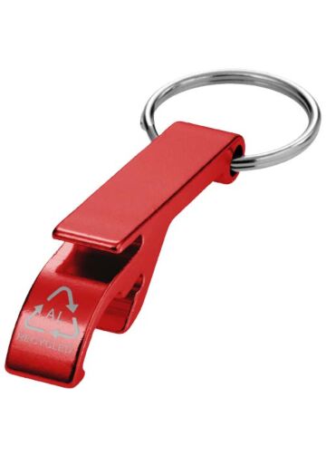 Tao Rcs Recycled Aluminium Bottle And Can Opener With Keychain