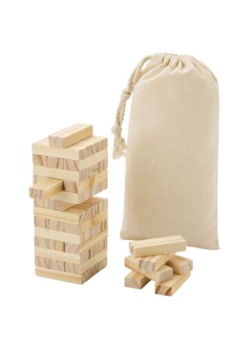 Jumble Wooden Toppling Tower Game
