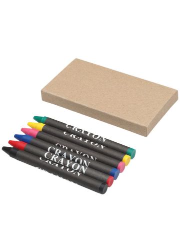 Ayo 6-piece Coloured Crayon Set