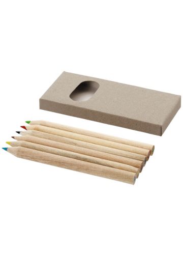 Ayola 6-piece Coloured Pencil Set