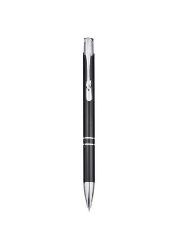 Moneta Aluminium Click Ballpoint Pen (Blue Ink)