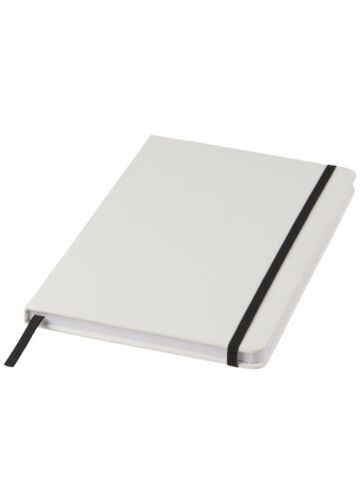 Spectrum A5 White Notebook With Coloured Strap