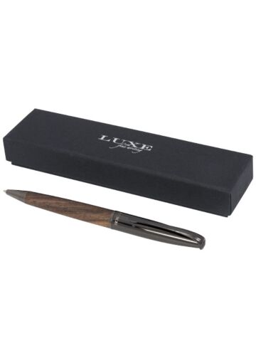Loure Wood Barrel Ballpoint Pen (Black Ink)
