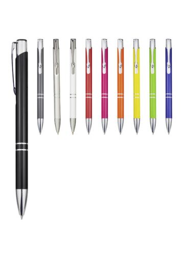 Moneta Aluminium Click Ballpoint Pen (Black Ink)