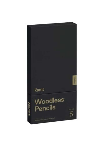 Karst® 5-pack 2b Woodless Graphite Pencils