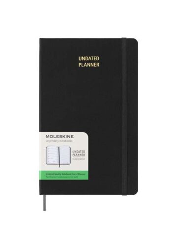 Moleskine Hard Cover Undated L Weekly Planner