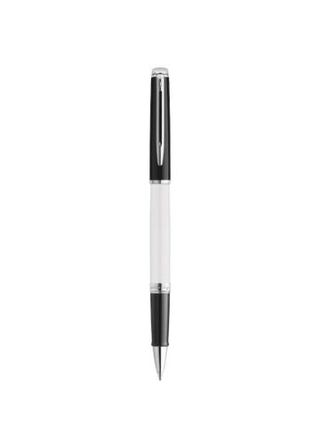 Hemisphere Colour Blocking Rollerball Pen With Palladium Trim (Black Ink)