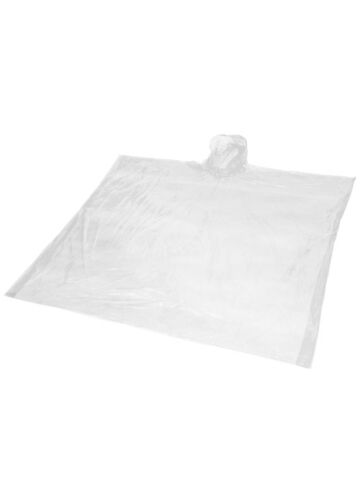 Mayan Recycled Plastic Disposable Rain Poncho With Storage Pouch