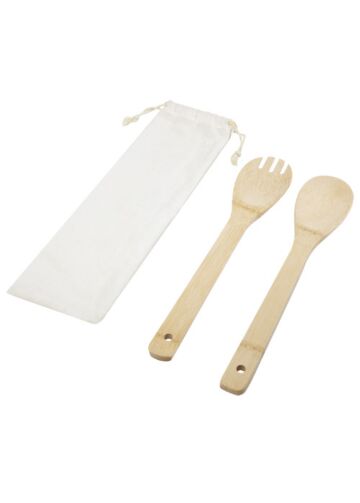 Endiv Bamboo Salad Spoon And Fork