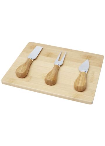 Ement Bamboo Cheese Board And Tools