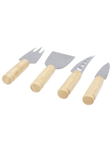 Cheds 4-piece Bamboo Cheese Set