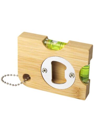 Levo Bamboo Bottle Opener With Level