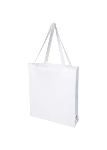 Madras 140 G/m² Grs Recycled Cotton Gusset Tote Bag