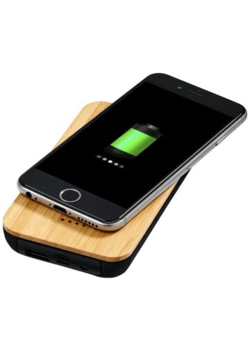 Future 6000 Mah Bamboo/fabric Wireless Power Bank