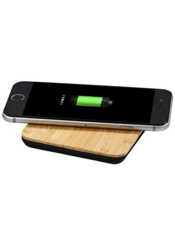 Leaf 5w Bamboo And Fabric Wireless Charging Pad