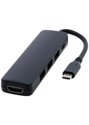 Loop Rcs Recycled Plastic Multimedia Adapter Usb 2.0-3.0 With Hdmi Port