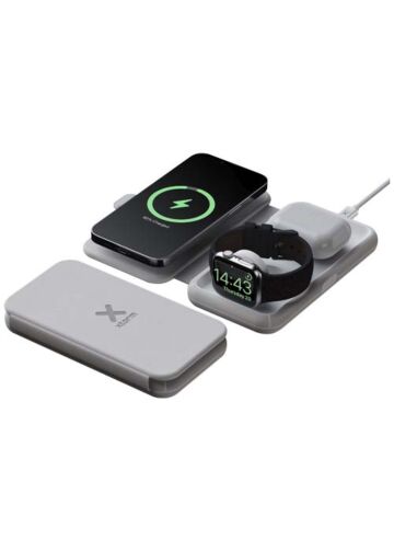 Xtorm Xwf31 15w Foldable 3-in-1 Wireless Travel Charger