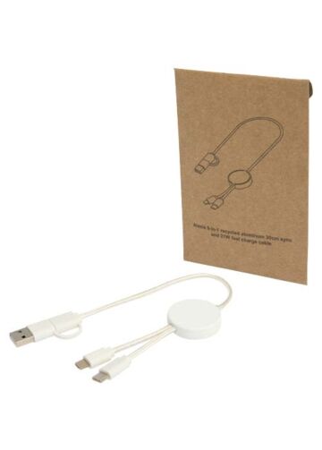 Citala 5-in-1 Recycled Plastic 30 Cm Data Sync And 27w Fast Charge Cable