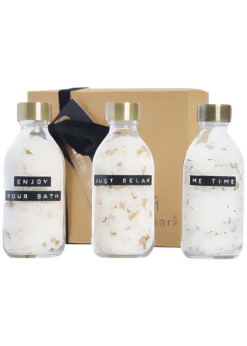 Wellmark Just Relax 3-piece 200 Ml Bath Salt Gift Set