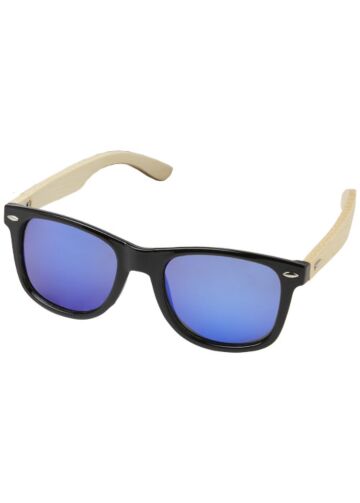 Taiyō Rpet/bamboo Mirrored Polarized Sunglasses In Gift Box
