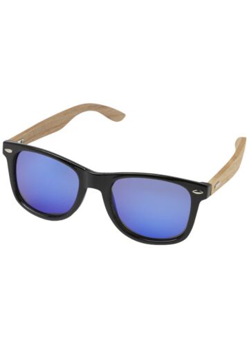 Hiru Rpet/wood Mirrored Polarized Sunglasses In Gift Box