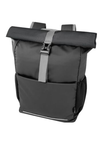 Aqua 15" Grs Recycled Water Resistant Roll-top Bike Bag 20l