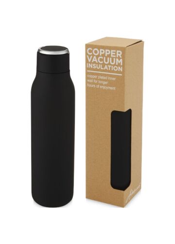 Marka 600 Ml Copper Vacuum Insulated Bottle With Metal Loop