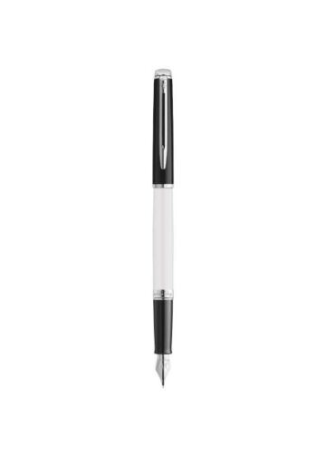 Hemisphere Colour Blocking Fountain Pen With Palladium Trim (Blue Ink)