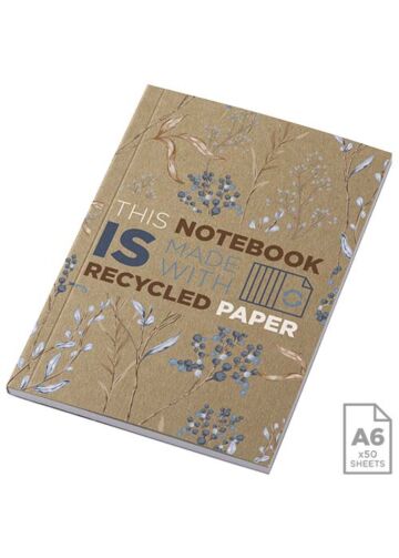 Novella Austen A6 Recycled Soft Cover Kraft Notebook - 50 Sheets
