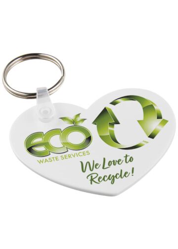 Tait Heart-shaped Recycled Keychain