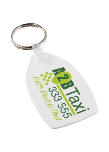 Tait Rectangular-shaped Recycled Keychain