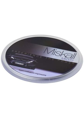 Ellison Round Plastic Coaster With Paper Insert