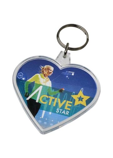 Combo Heart-shaped Keychain