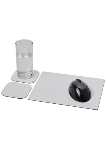 Brite-mat® Mouse Mat And Coaster Set Combo 3