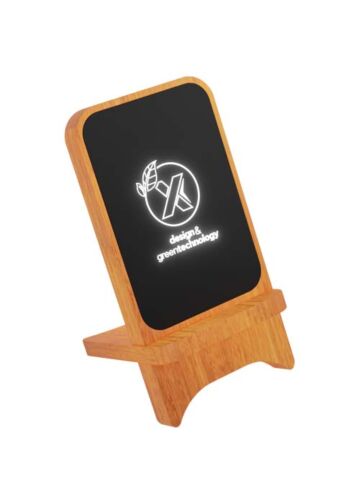 Scx.design W16 15w Light-up Wireless Wooden Stand