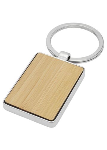 Neta Bamboo Rectangular Keychain