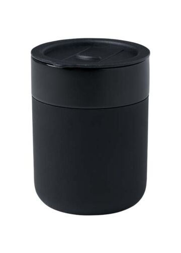Java 330 Ml Ceramic Tumbler With Silicone Wrap And Plastic Lid