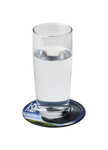 Brite-mat® Round Coaster With Tyre Material