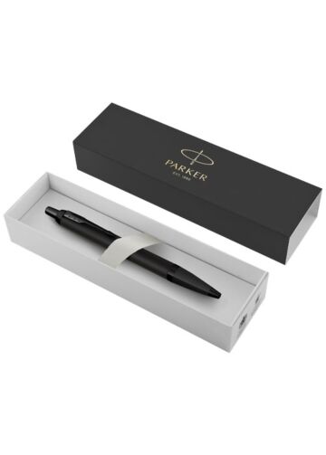 Parker Im Achromatic Ballpoint Pen (Blue Ink)