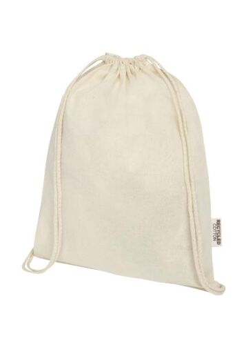 Oregon 140 G/m² Grs Recycled Cotton Drawstring Bag