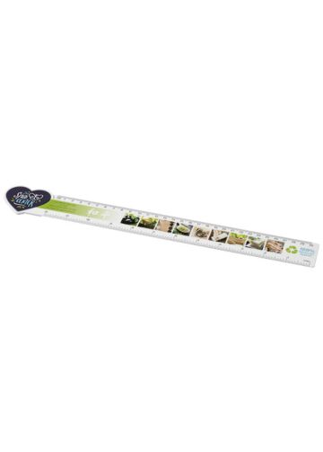 Tait 30cm Heart-shaped Recycled Plastic Ruler