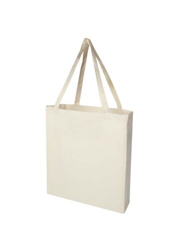 Madras 140 G/m² Grs Recycled Cotton Gusset Tote Bag 12l